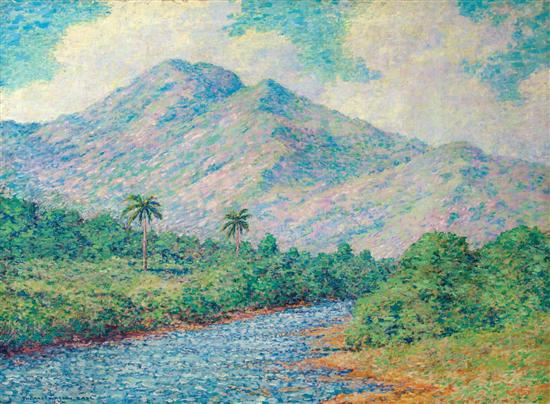 Appraisal: THOMAS WATSON BALL American - Luquillo Hillside Puerto Rico oil