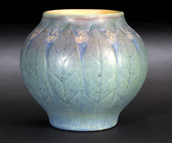 Appraisal: Newcomb College Pottery Vellum-Glazed Vase potted by Joseph Fortune Meyer