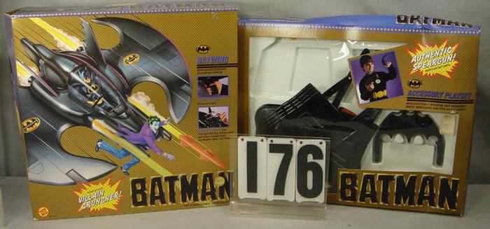 Appraisal: Batman Lot total both mint in original boxes Accessory playset