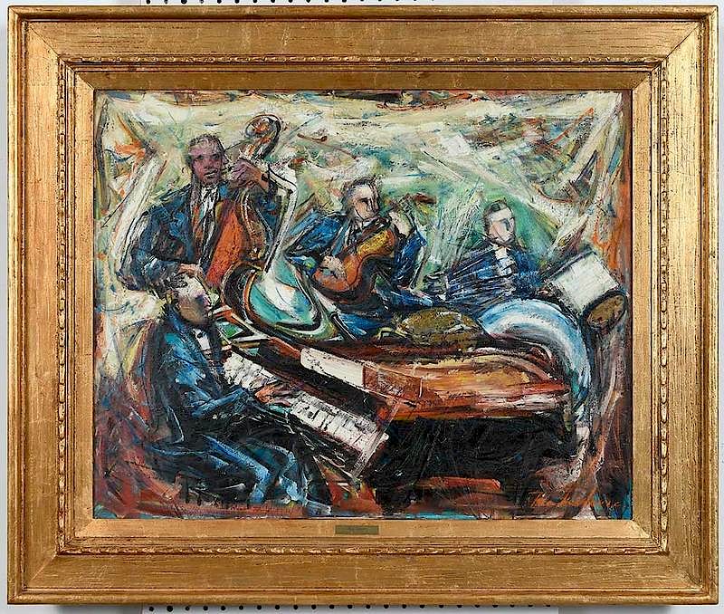 Appraisal: Savo Radulovic New York - Jazz Quartet signed lower right