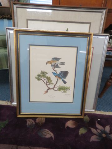 Appraisal: Collection of Ray Harm Bird Lithographs all signed nicely matted