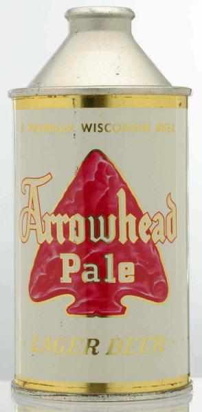 Appraisal: Arrowhead Pale Lager Beer HP Cone Top Beer Can -