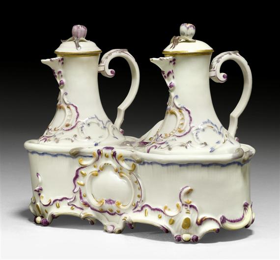 Appraisal: CRUET SET ZURICH CIRCA The form belonging to the 'Einsiedler'