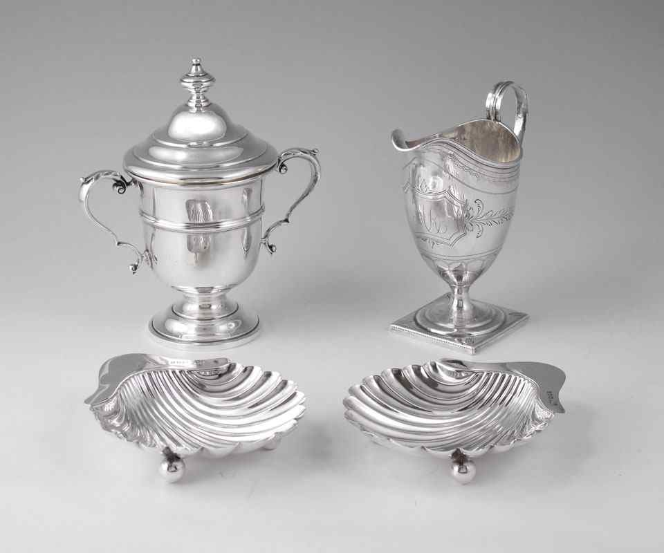 Appraisal: PIECE ESTATE COLLECTION OF STERLING SILVER To include London hand