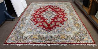 Appraisal: Persian Kerman carpet c Persian Kerman carpet c ' x