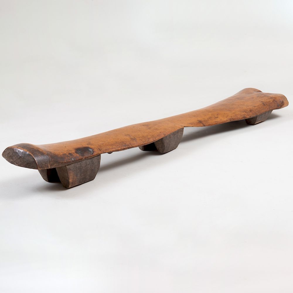 Appraisal: Long African Hardwood Bench Cameroon x x in Condition Age