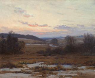 Appraisal: John Frost ''Sunset'' signed lower right John Frost titled on