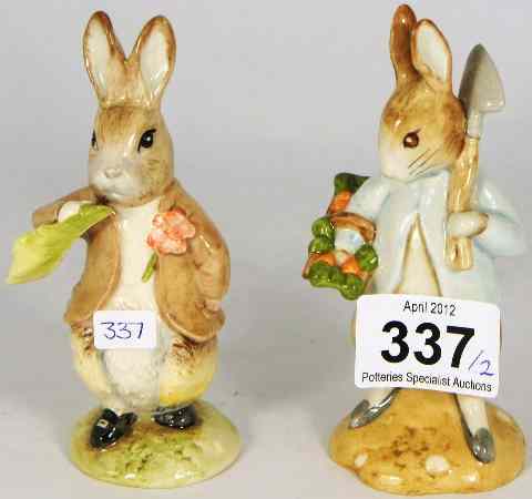 Appraisal: Beswick Beatrix Potter Figures Benjamin ate a Lettuce Leaf and