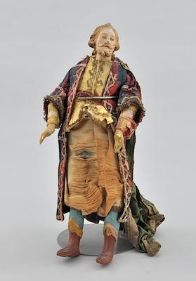 Appraisal: A Neopolitan Creche Figure of One of the Three Kings