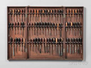 Appraisal: Collection of Holtzapffel Ornamental Turning Tools London mid- th century