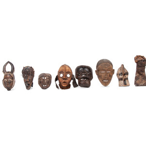 Appraisal: A Group of Ten Carved Ethnographic Masks