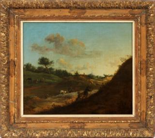 Appraisal: FOLLOWER OF THOMAS GAINSBOROUGH OIL ON CANVAS FOLLOWER OF THOMAS