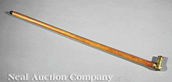 Appraisal: An Antique English Brass Periscope Cane marked Periscope Mk IX