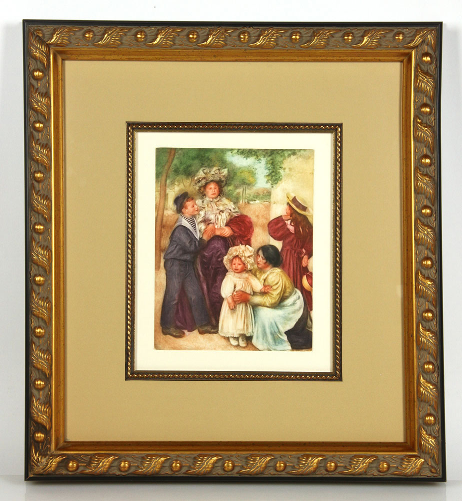 Appraisal: - Renoir La Famille Etching Pierre-Auguste Renoir - La Famille