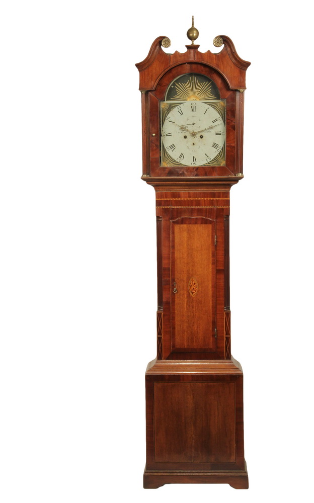 Appraisal: TALL CASE CLOCK - th c Newcastle England Tall Clock