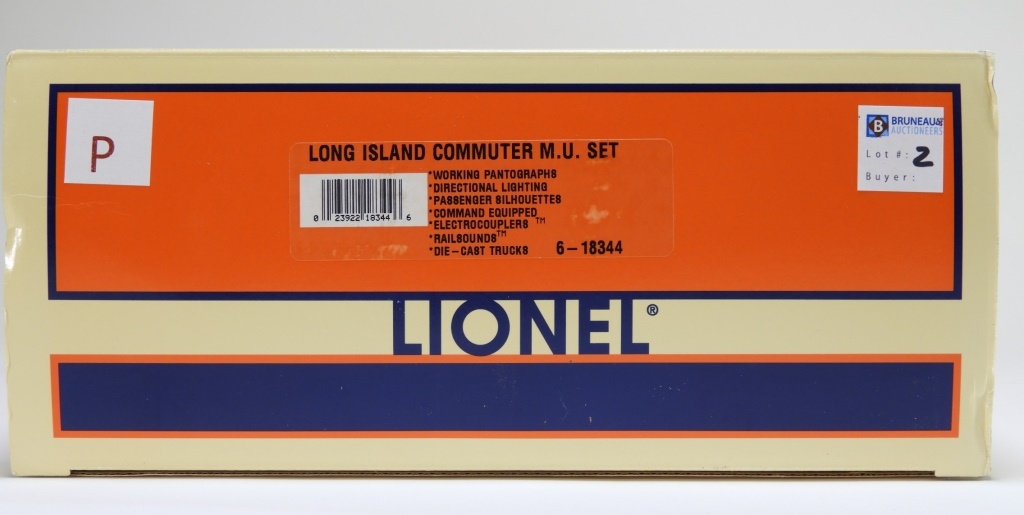 Appraisal: LIONEL LONG ISLAND COMMUTER M U TRAIN SET Item no