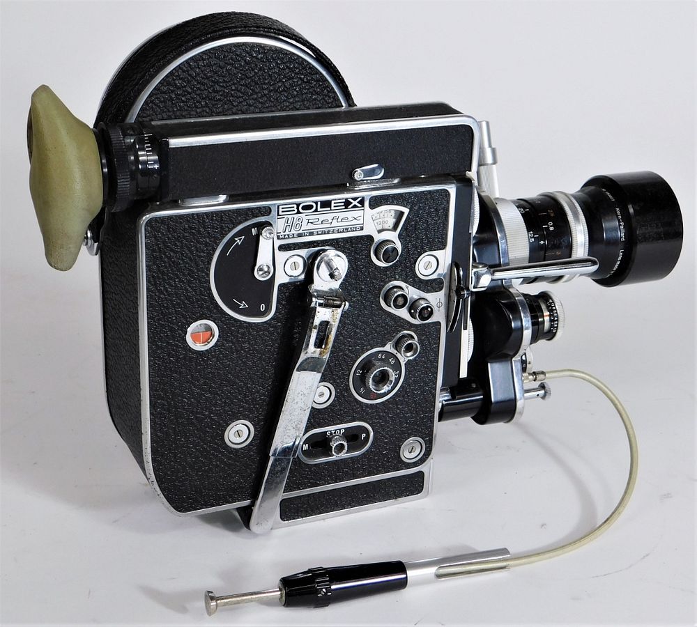 Appraisal: Bolex H mm Reflex Movie Camera Bolex H Reflex Movie