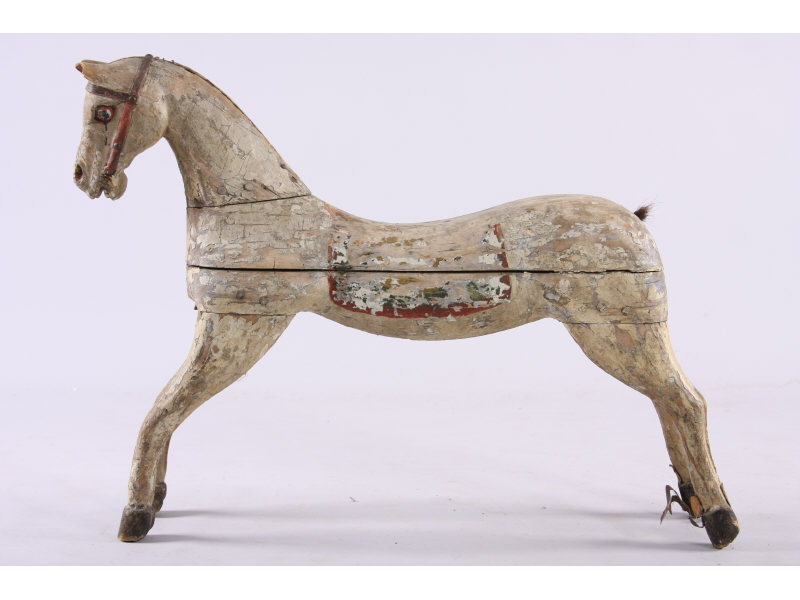 Appraisal: Carved Folk Art Horse Mid th c probably from a