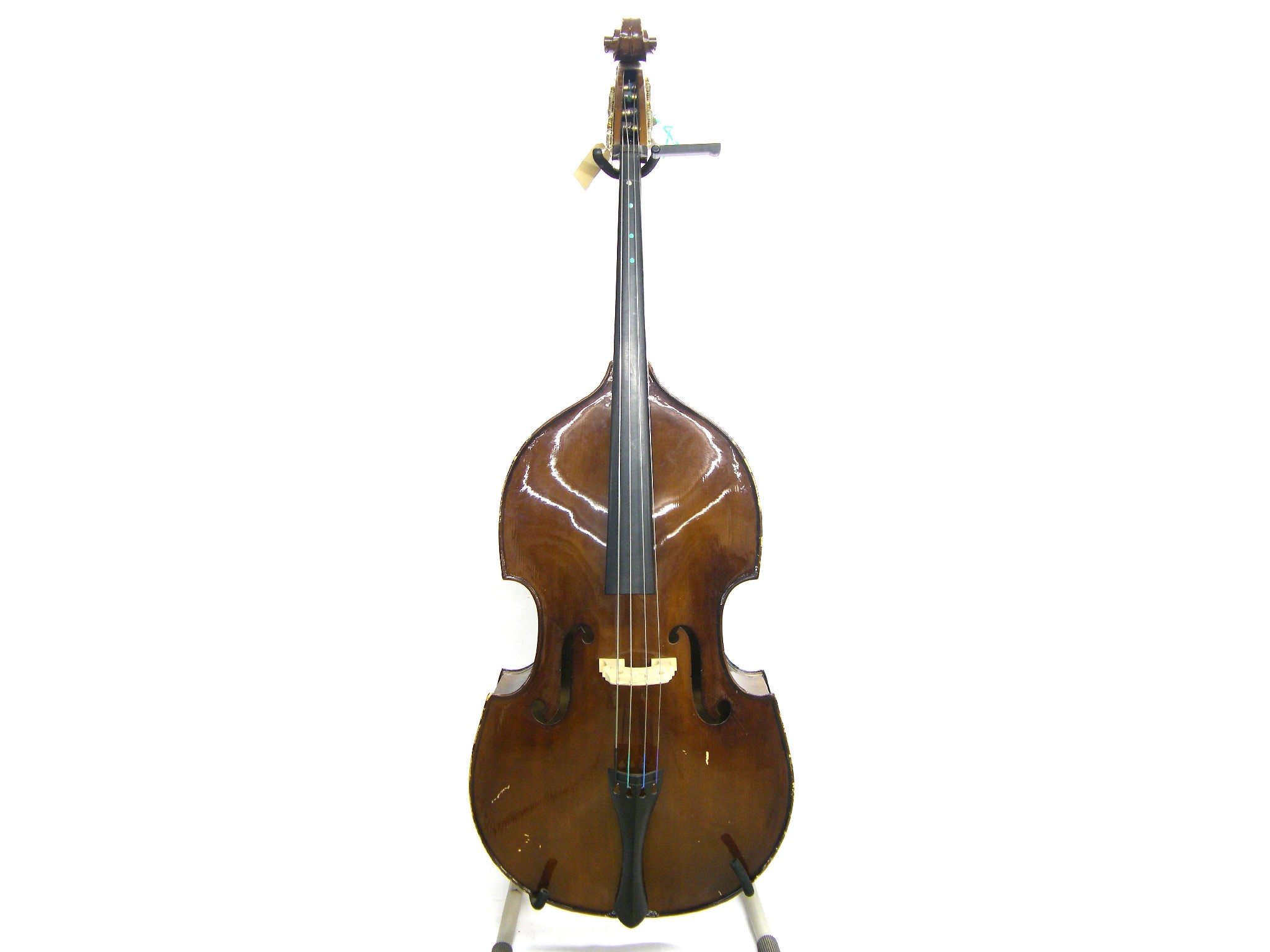 Appraisal: Contemporary small double bass labelled Lee Stentor bass back length