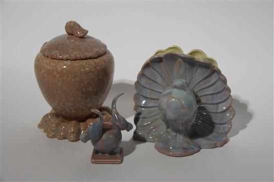 Appraisal: Sale Lot Three Haeger Pottery Articles comprising a cookie jar