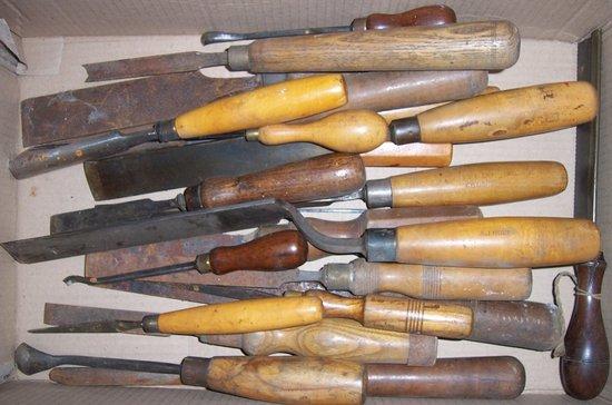 Appraisal: A large quantity of woodturning tools many bearing owner's stampA