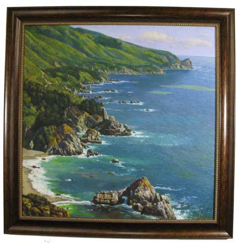 Appraisal: PHIL KIM OIL ON CANVAS North Korea born Big Sur