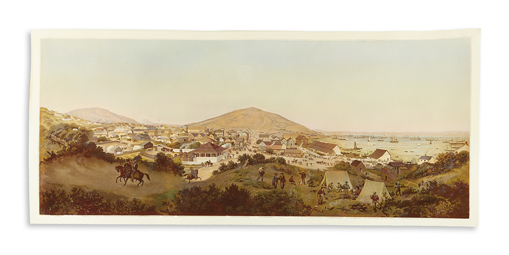 Appraisal: SAN FRANCISCO Burgess George San Francisco in July Large chromolithographic