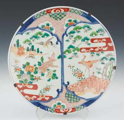 Appraisal: A Large Japanise Imari Charger Meiji Period Of flared circular