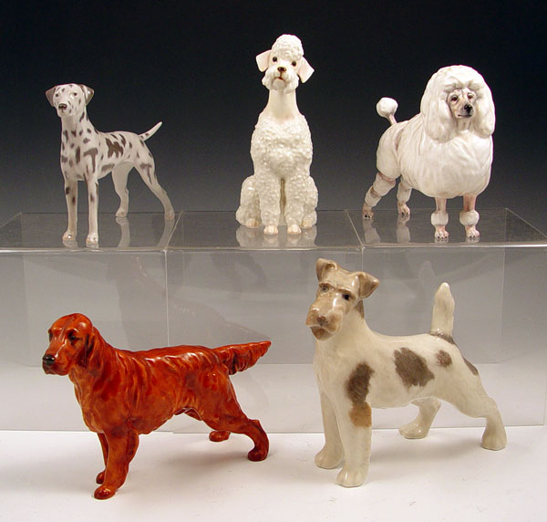 Appraisal: FINE PORCELAIN DOGS INCLUDE DOULTON AND ROYAL COPENHAGEN Royal Doulton