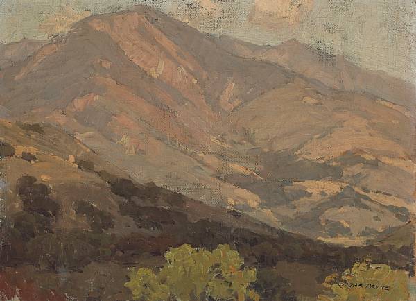 Appraisal: Edgar Payne - Foothills signed 'Edgar Payne' lower right oil