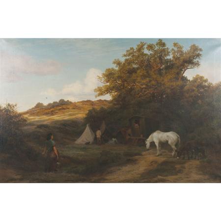 Appraisal: Charles Edward Johnson British - Gypsies Estimate -