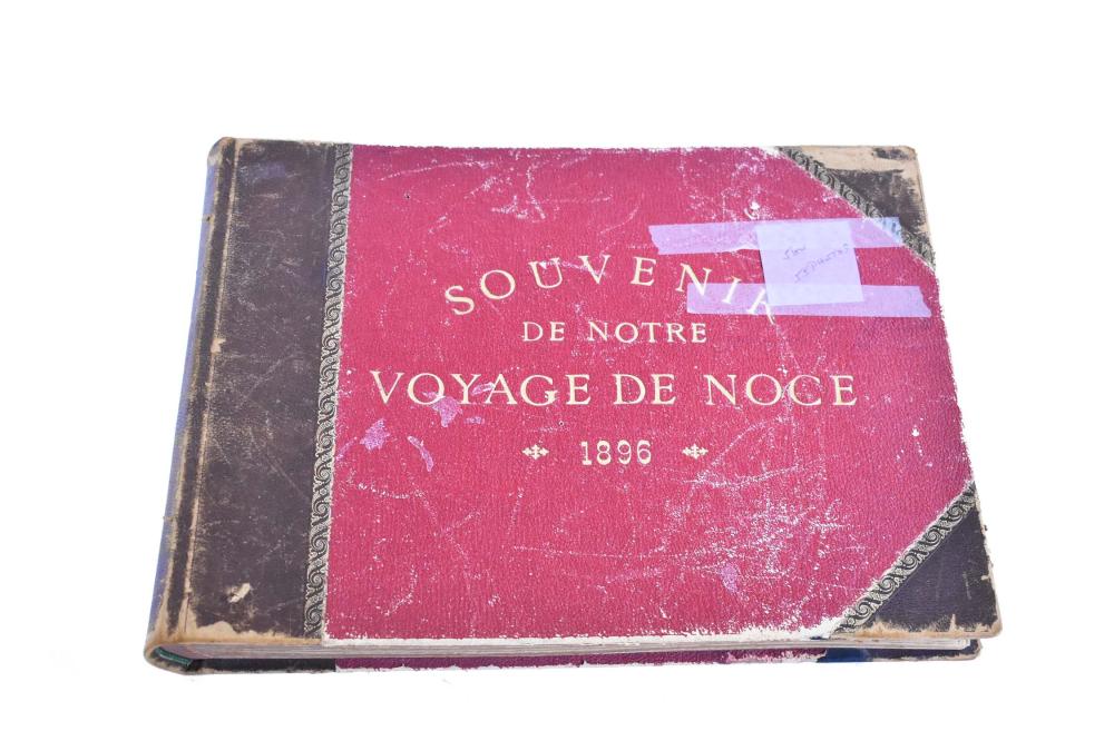 Appraisal: SOUVENIR DE NOTRE VOYAGE DE NOCE Containing forty-eight large format