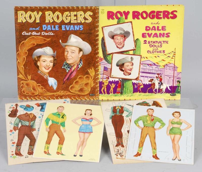 Appraisal: Lot of Whitman Roy Rogers Cutout Doll Sets Description Includes