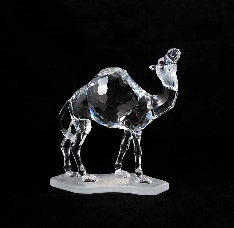 Appraisal: SWAROVSKI CRYSTAL CAMEL H Tabertshofer issued