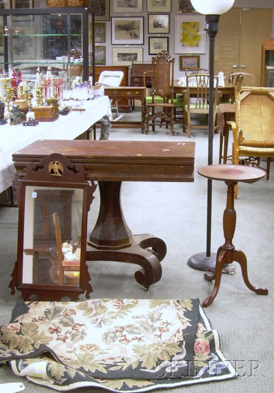 Appraisal: Five Assorted Decorative Furniture and Accessory Items a George W