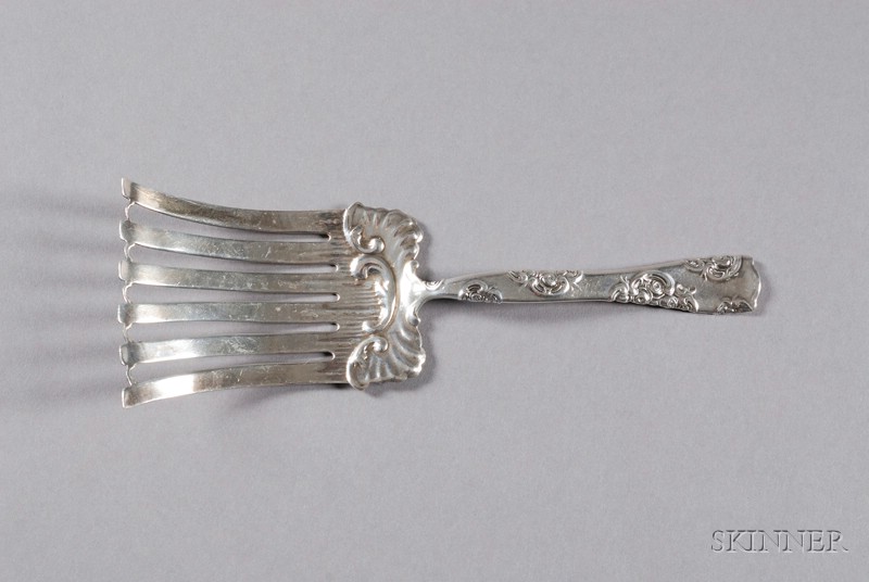 Appraisal: Whiting Manufacturing Co Sterling Asparagus Server late th century with