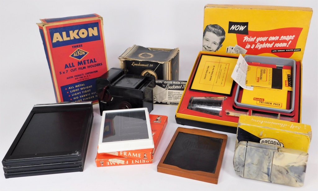 Appraisal: LOT OF DARKROOM ACCESSORIES IN ORIGINAL BOXES Lot of darkroom