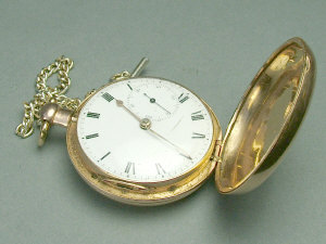 Appraisal: An ct gold cased open face key wind pocket watch