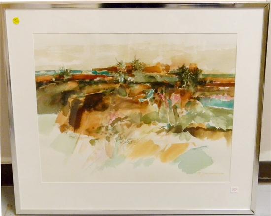 Appraisal: Paul Warren Zimmerman American - watercolor signed lower right ''P