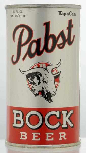 Appraisal: Pabst Bock Ram Silver Flat Top Beer Can V- Some