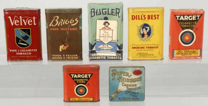 Appraisal: Lot of Assorted Pocket Tins Tobacco Packs Condition Very Good