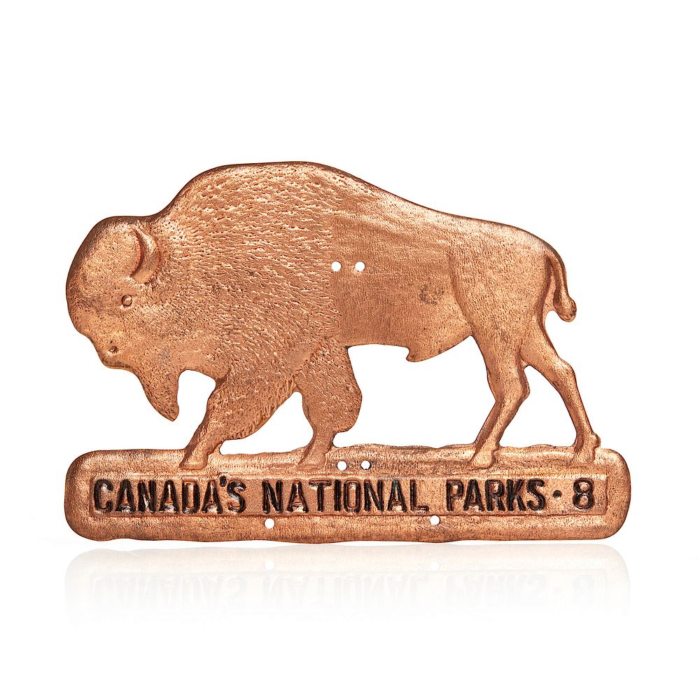 Appraisal: Canada's National Parks ' ' Radiator Badge from Copper radiator