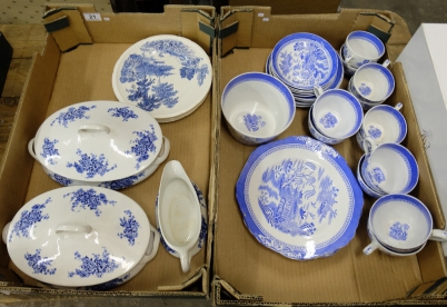 Appraisal: A collection of Copeland Spode Manadrin blue white ware tureens