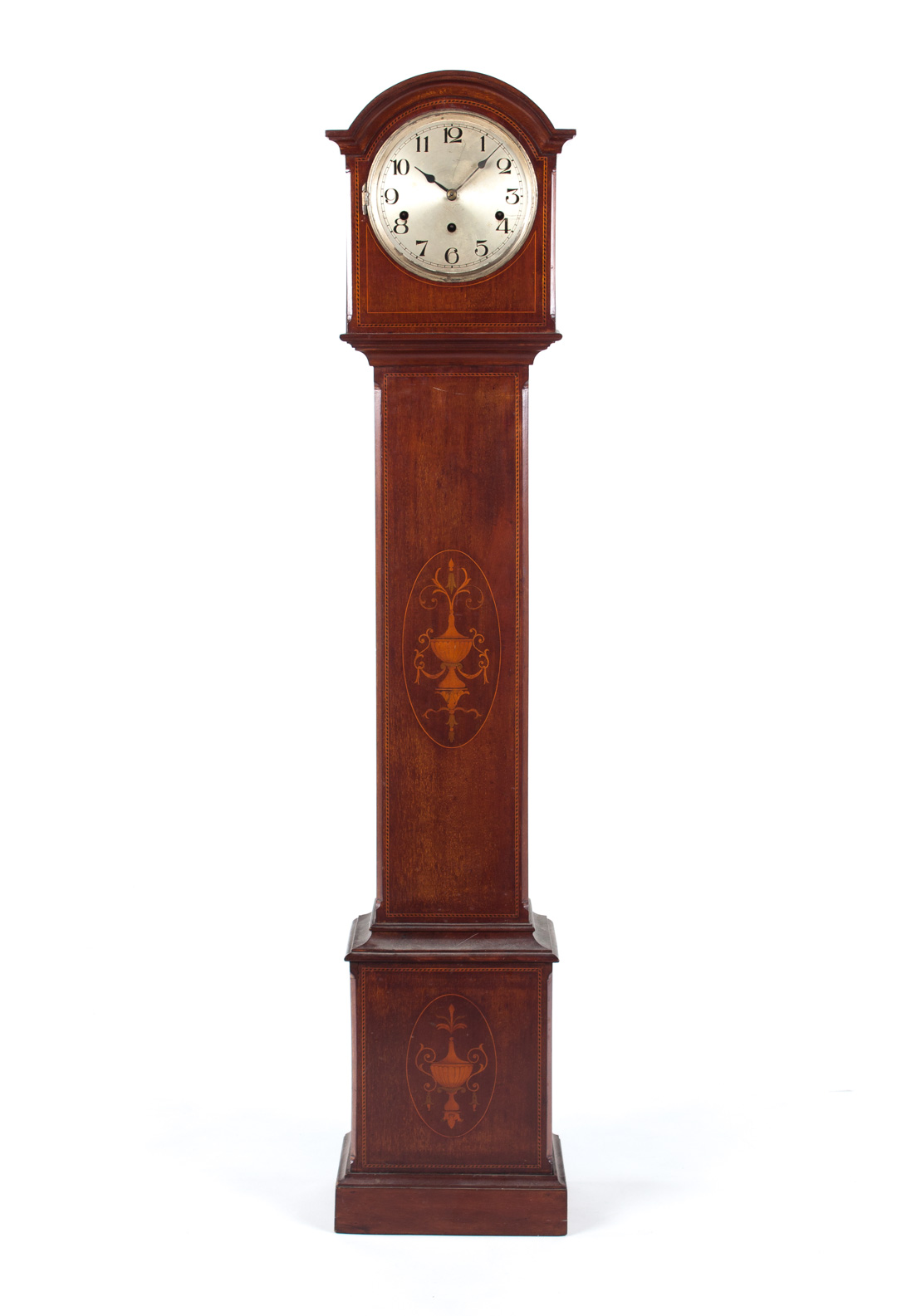 Appraisal: German Kienzle mahogany grandmother clock th century works with quarter-hour