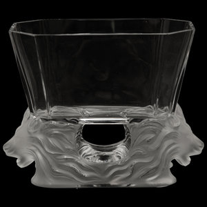 Appraisal: A Lalique Venise Bowl Second Half th Century with acid-etched