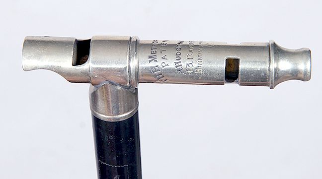 Appraisal: Metropolitan Police Whistle Exclusive on Bidsquare Ca - A silver