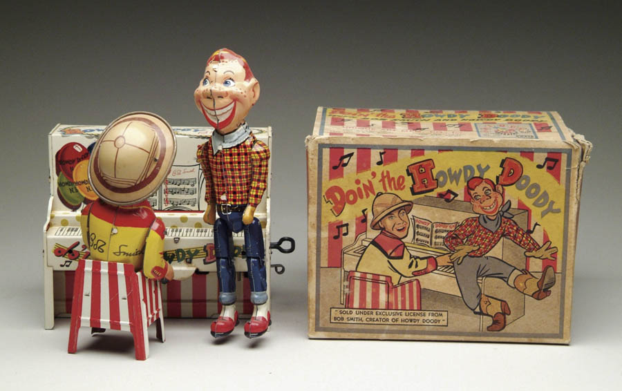 Appraisal: HOWDY DOODY BAND WITH OB Very colorful toy by Unique