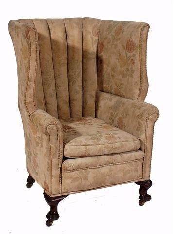 Appraisal: AN EARLY TH CENTURY WING ARM CHAIR or Hall Porter's