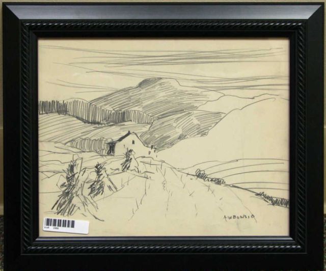 Appraisal: Louis William Bonsib - x sketch signed lower right landscape