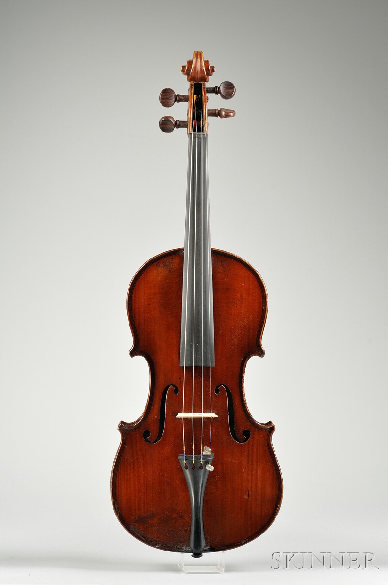 Appraisal: Modern German Violin Frank Reiner Hamburg bearing the maker's label